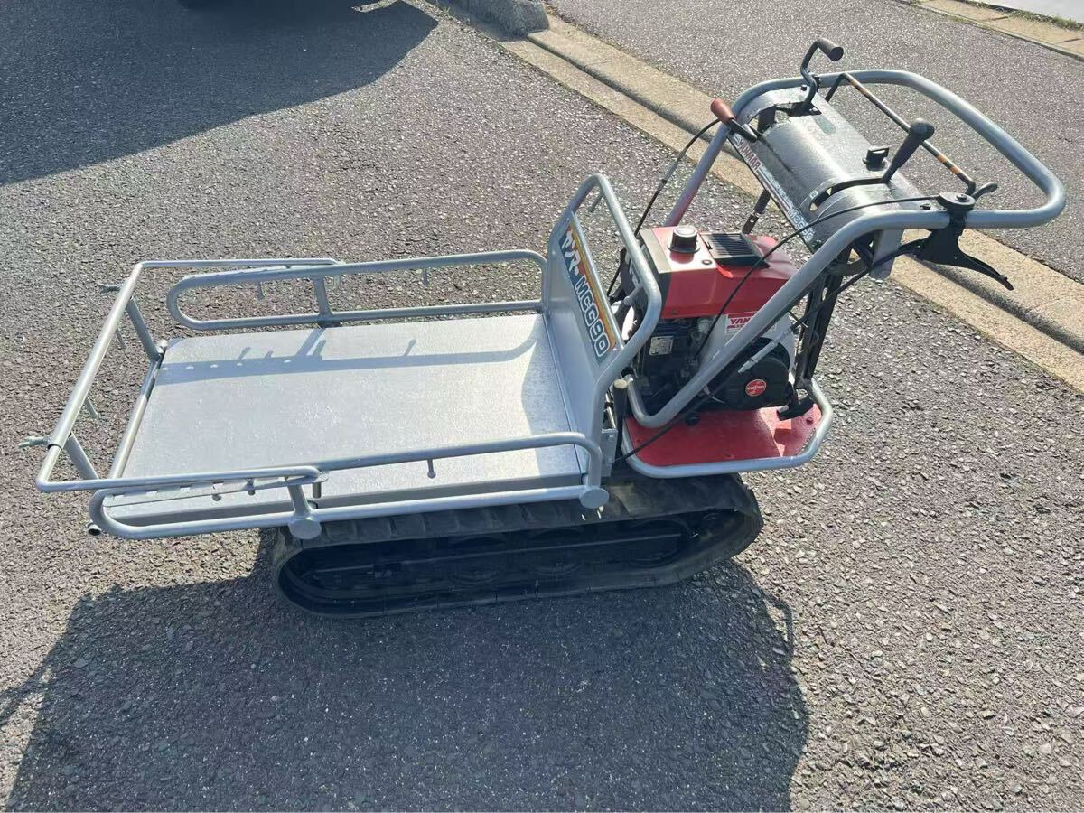エンジン好調!動作確認できました。 ヤンマー MCG90 クローラー 運搬車 手動ダンプ 最大積載量250kg 拍卖