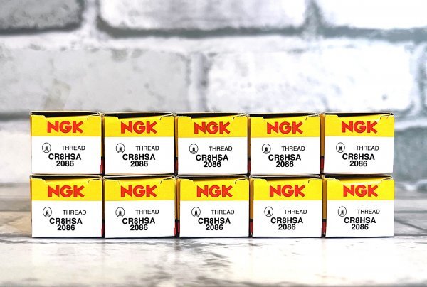 NGK CR8HSA (2086) 10個セット 新品 送料込 カワサキ KLE250アネーロ ('93.3~) KLE250A (LE250A) 適合拍卖