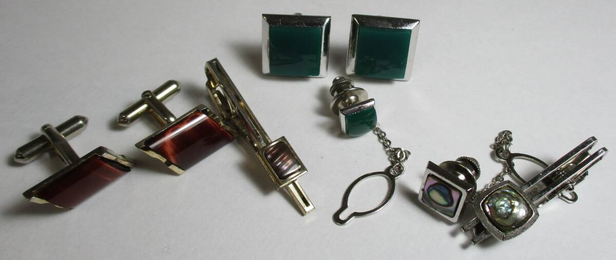 S-1169 タイピン4点 カフス2点 計6点セット拍卖