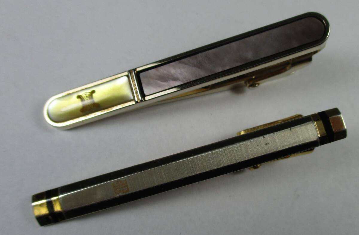 S-1166 セリーヌタイピン&ジバンシーGIVENCHY タイピン2点セット拍卖