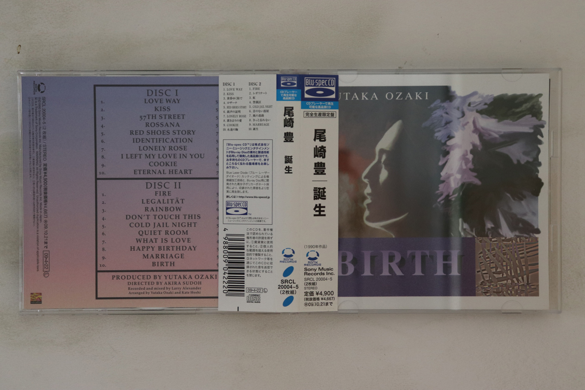2CD 尾崎豊 誕生 (Blu-spec CD) SRCL200045 SONY MUSIC ENTERTAIN /00220拍卖