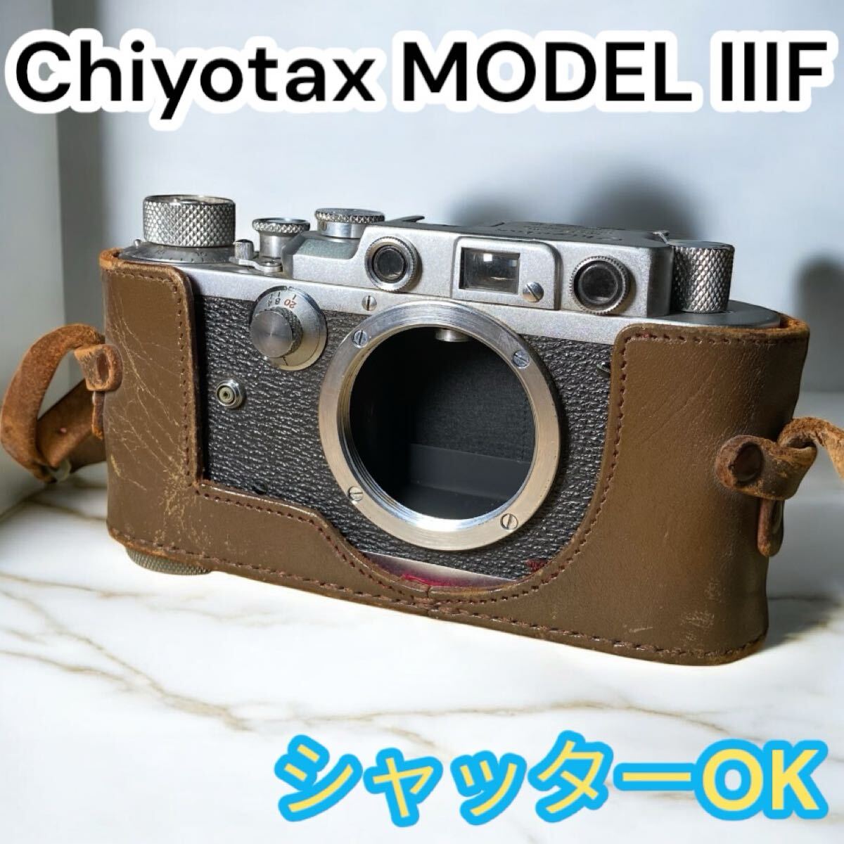 希少 Chiyotax MODEL ⅢF 動作品 Reise camera ボディのみ Leica Ⅲf ライカ 拍卖