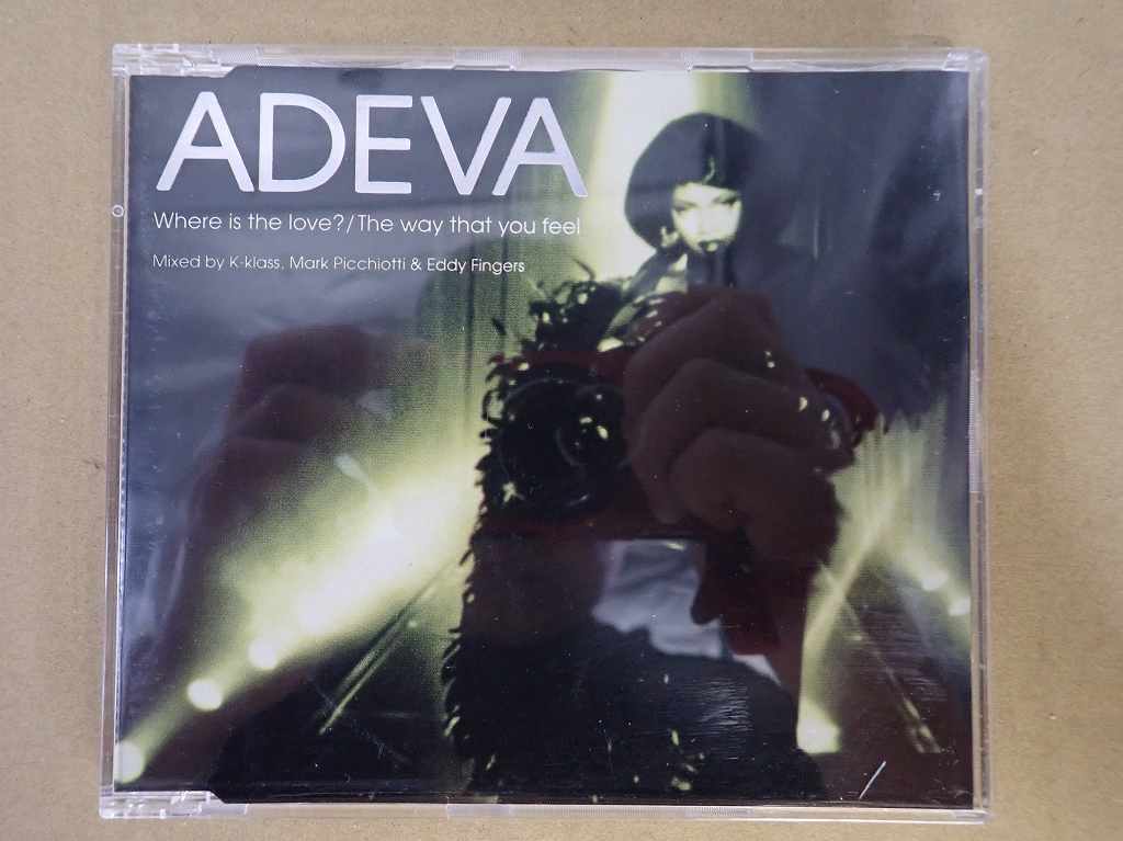 PC508★中古CD ADEVA Where is the love? The way that you feel アディーバ ケースジャケット付き 盤面良好 クリーニング済み拍卖