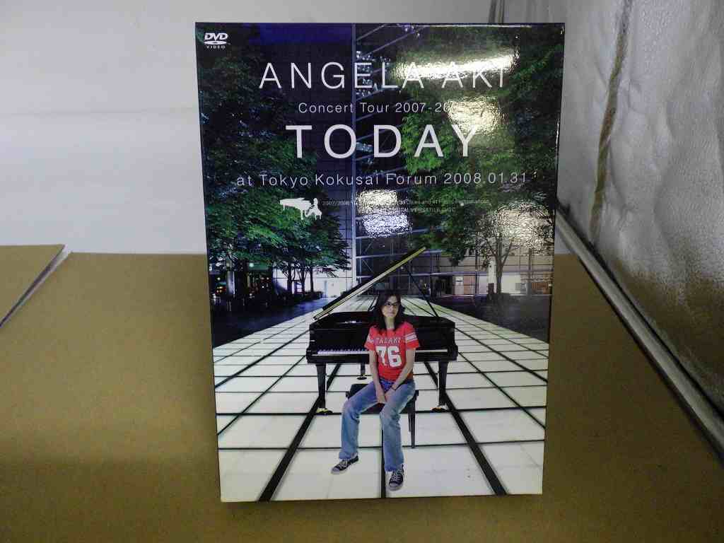 UD1315★DVD ANGELA AKI Concert Tour 2007-2008 TODAY アンジェラ・アキ 盤面良好 ケース・ジャケット・ブックレット・外箱付き拍卖