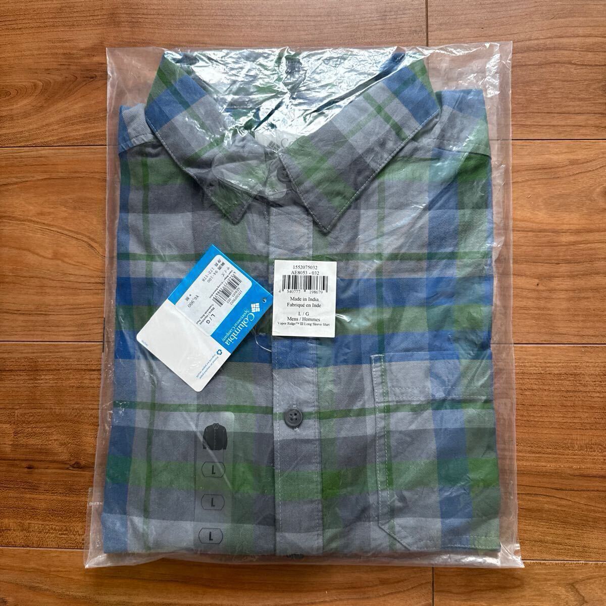Colombia チェックシャツ 長袖 サイズ L/G拍卖