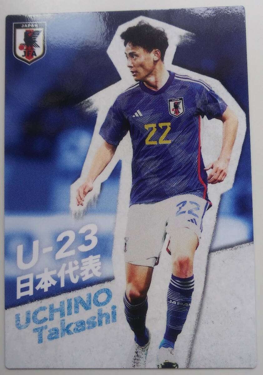 【内野貴史】カルビー サッカーJリーグチップス&サッカー日本代表チームチップス 2024 U-23日本代表カード U-02 DF拍卖