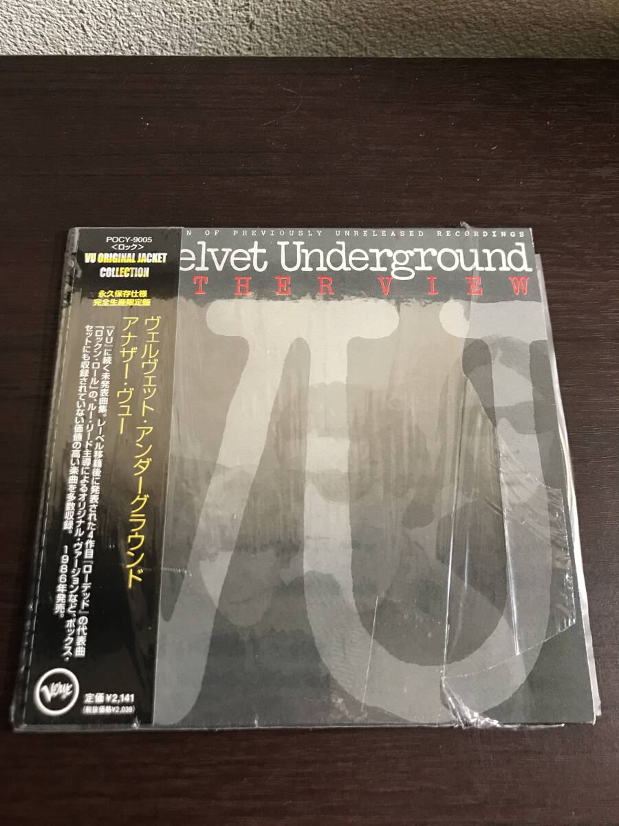 紙ジャケ【CD】ヴェルヴェット・アンダーグラウンド / アナザー・ヴュー(日本盤)POCY-9005拍卖
