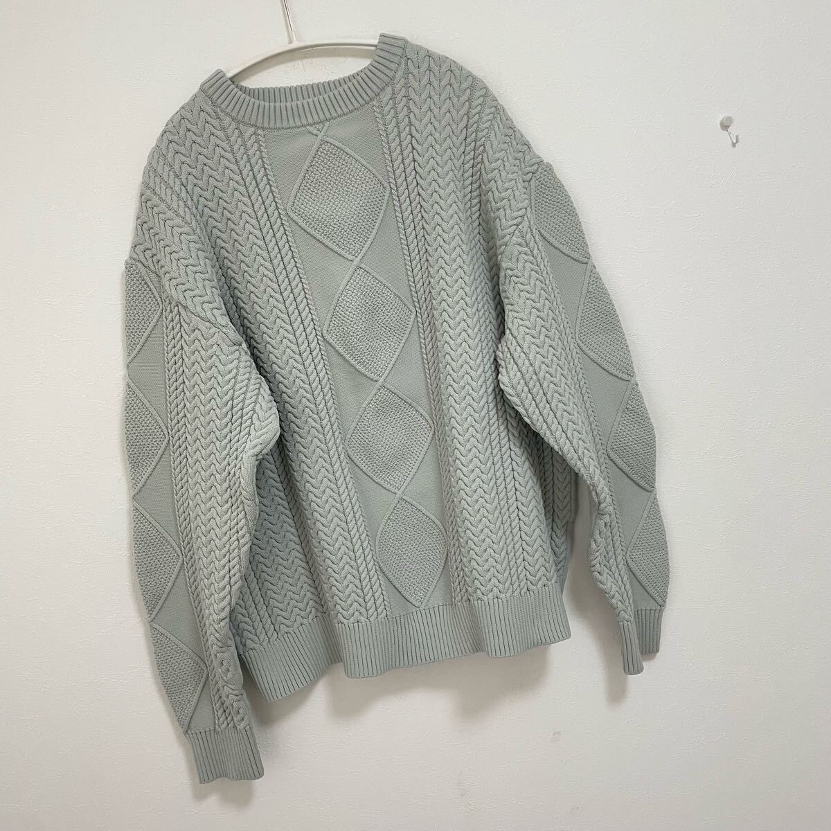 /【Ameno Auro/アメノアウロ】ウォッシャブルケーブルニットユニセックス拍卖