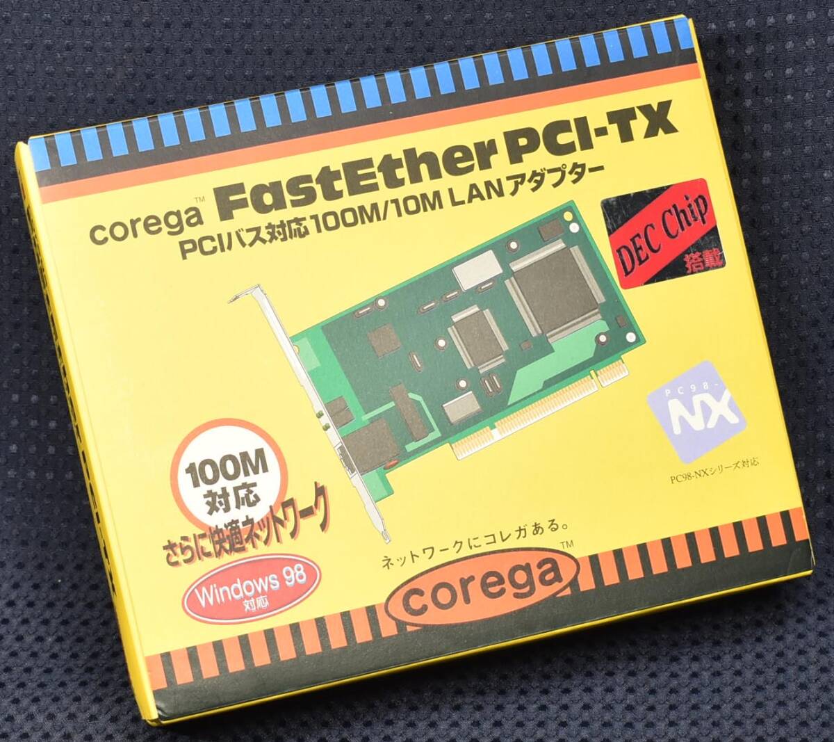 コレガ corega FastEther PCI-TX DEC Digital 21143-AF 21-43864-04 DEC 1996 DC1064C PCI 10/100 ネットワーク 美品(希少品) (管:LL07拍卖