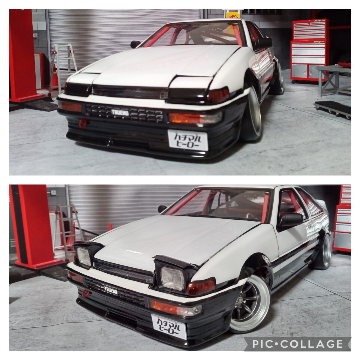 PANDORA製 AE86 トレノ MRCドリフトコンバ エンジンサウンド フルアクション電飾 リトラ&ボンネット開閉仕様 ♪拍卖