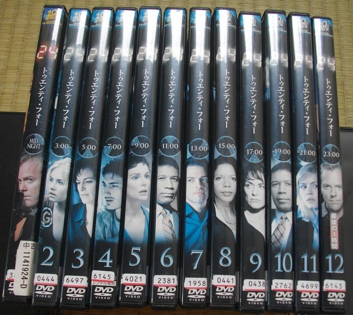 24 -TWENTY FOUR  シーズン1~2(24巻セット)     DVD レンタル版  ケースなし  送料無料拍卖