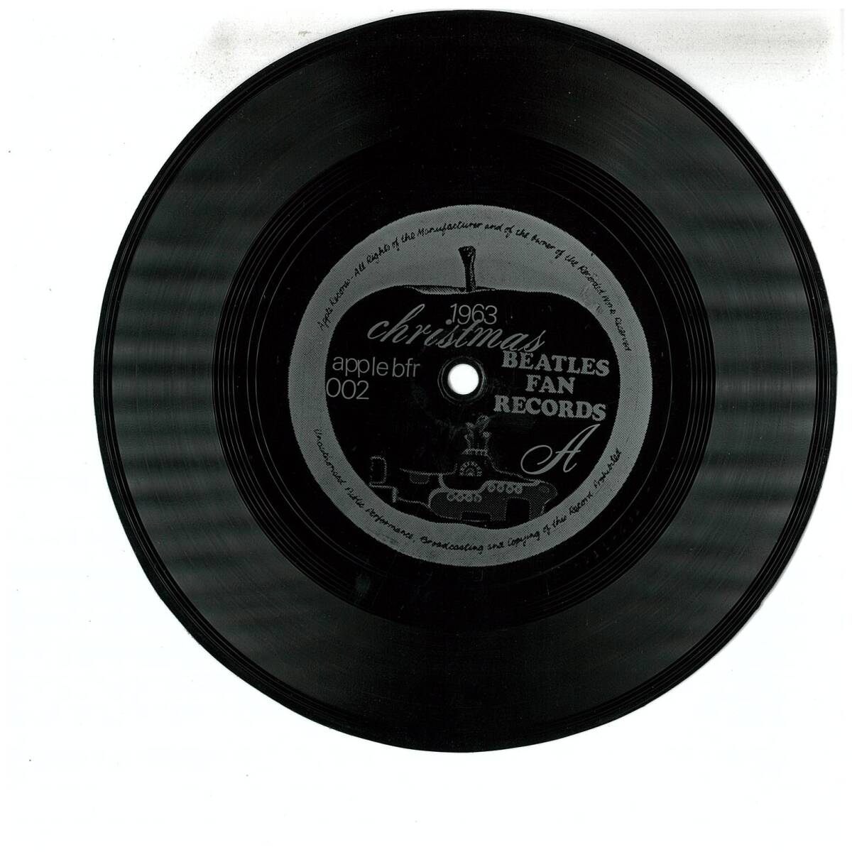 ビートルズ☆ソノシート☆1963 christmas☆Beatles Fan Records☆apple bfr 002☆コレクターズ☆詳しくは中をご覧ください拍卖