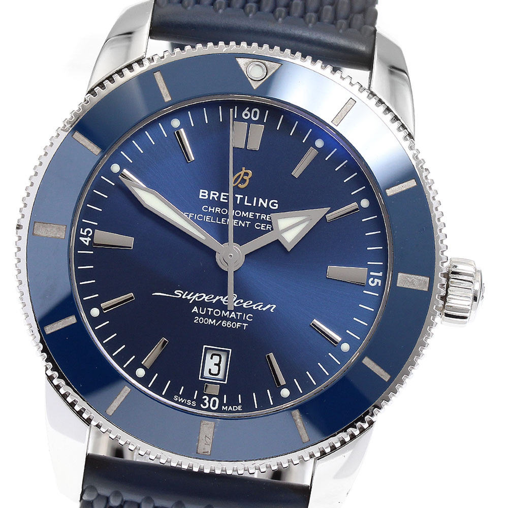 ブライトリング BREITLING AB2020 スーパーオーシャン ヘリテージII 46 デイト 自動巻き メンズ 良品 _886095【ev15】拍卖