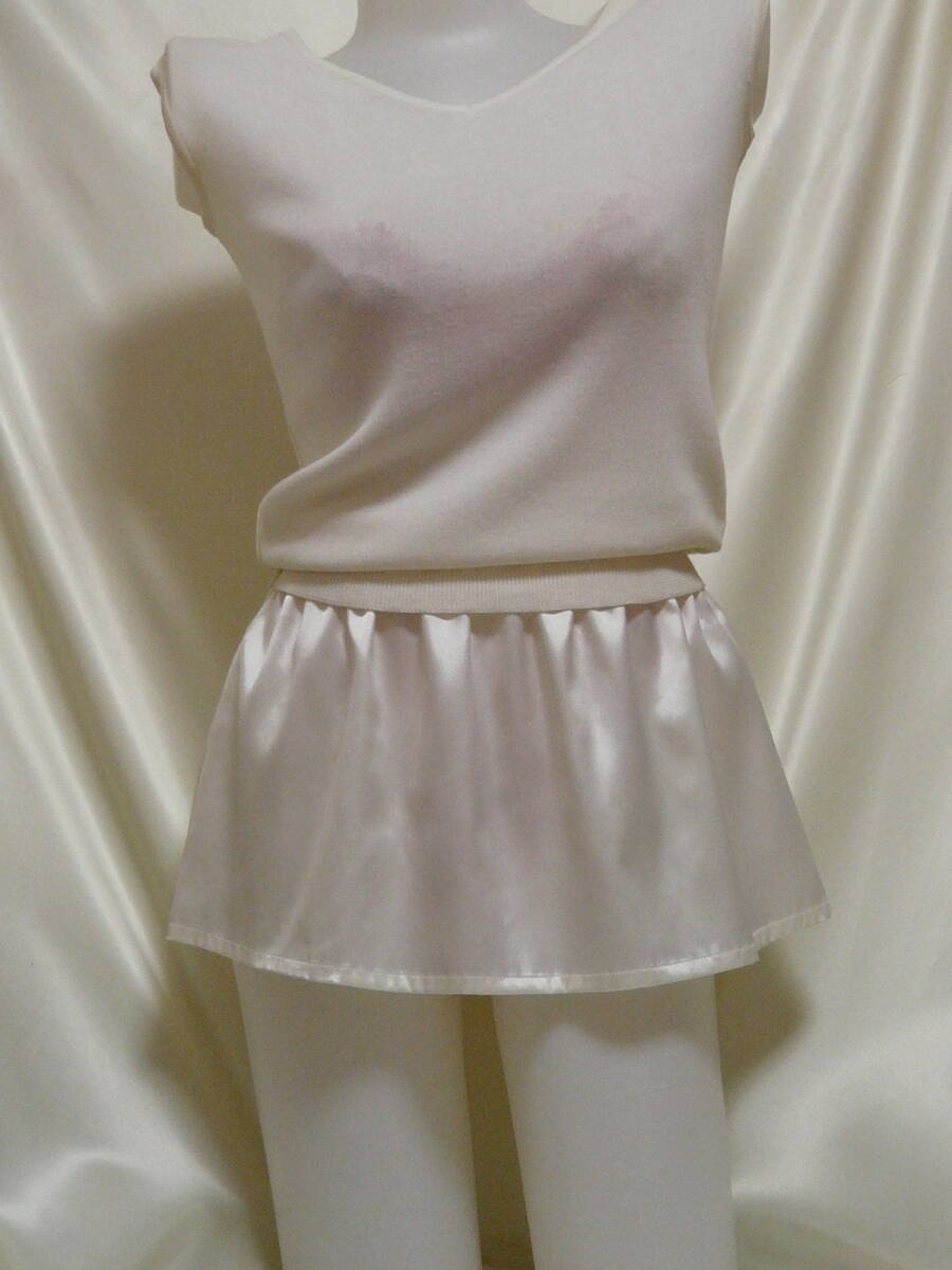 ♪♪薄いレモン色の超マイクロミニ☆純真サテン系^^♪♪ 拍卖