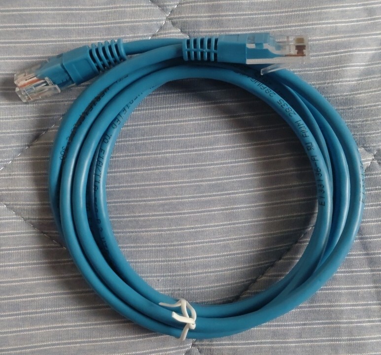 【新品・未使用】2メートル青いLANケーブル拍卖