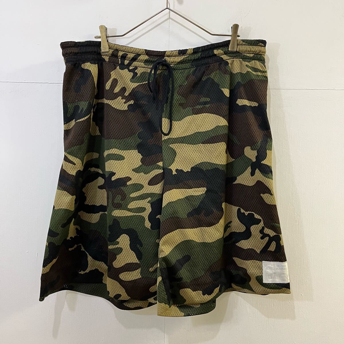 XLARGE リバーシブルショーツ メッシュパンツ イージー仕様 短パン ショートパンツ 迷彩柄 エクストララージ【レターパックプラス郵送可】G拍卖