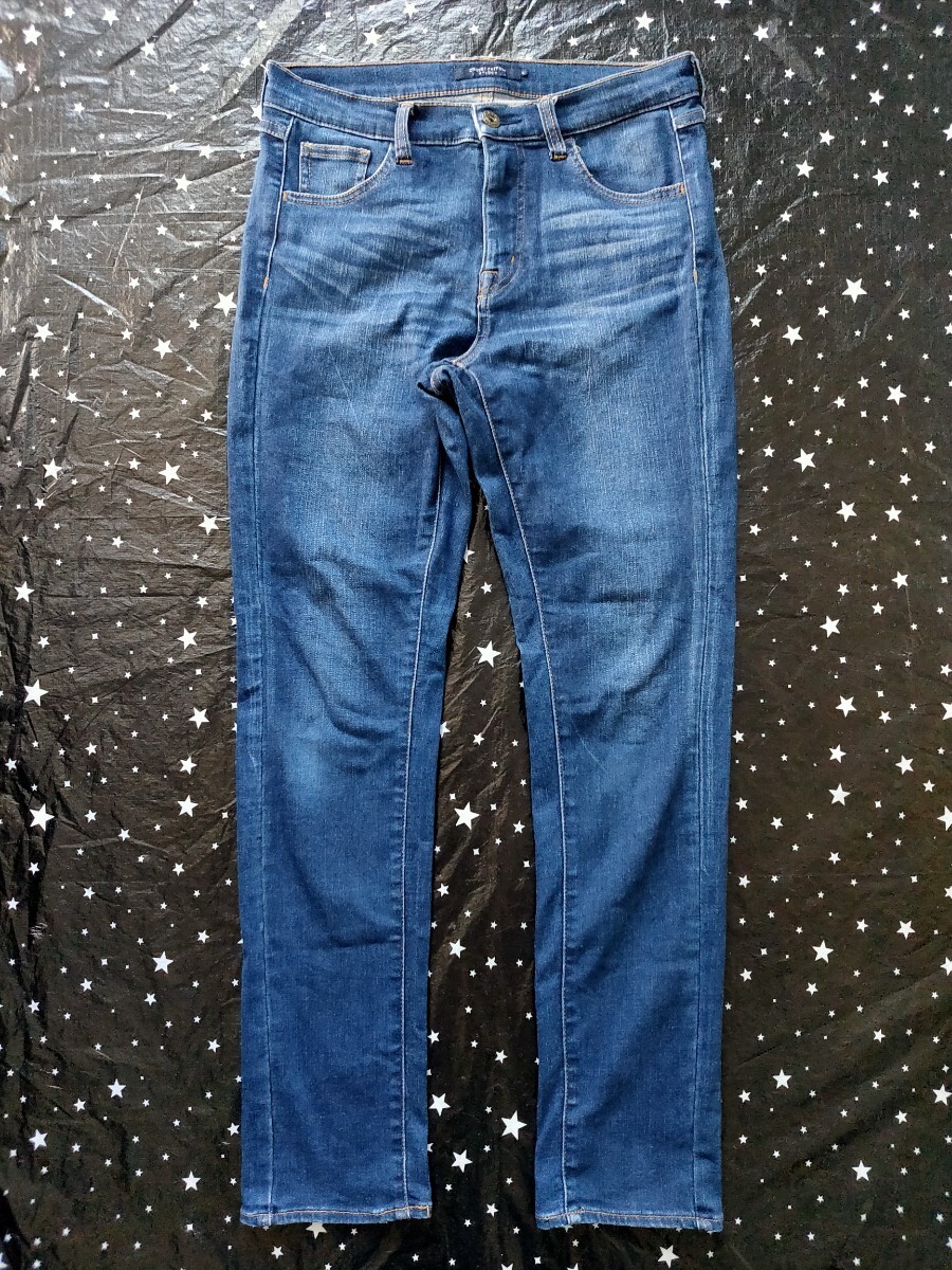 Green Parks スーパーストレッチデニムパンツ L インディゴ拍卖