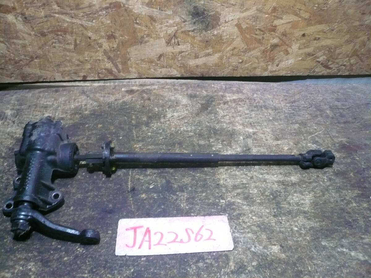 S62 本州送料1900円 ジムニー JA22 ステアリングギアボックス拍卖