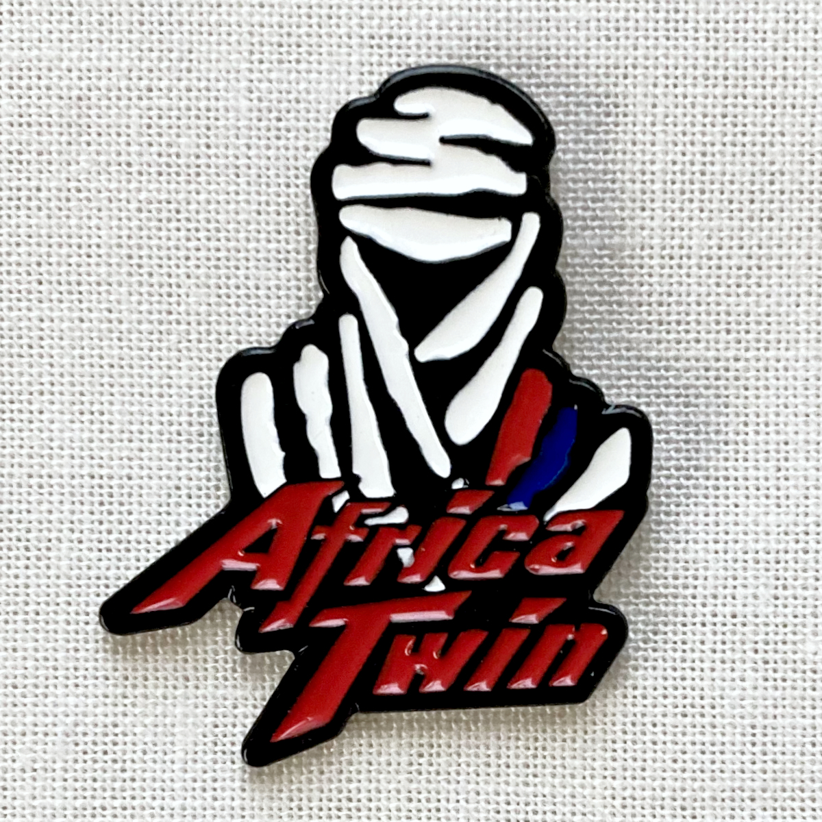 アフリカツイン Africa Twin パリ・ダカールラリー パリダカ CRF◆ピンバッジ ピンズ バッチ ブローチ◆バイク ホンダ オフロード拍卖