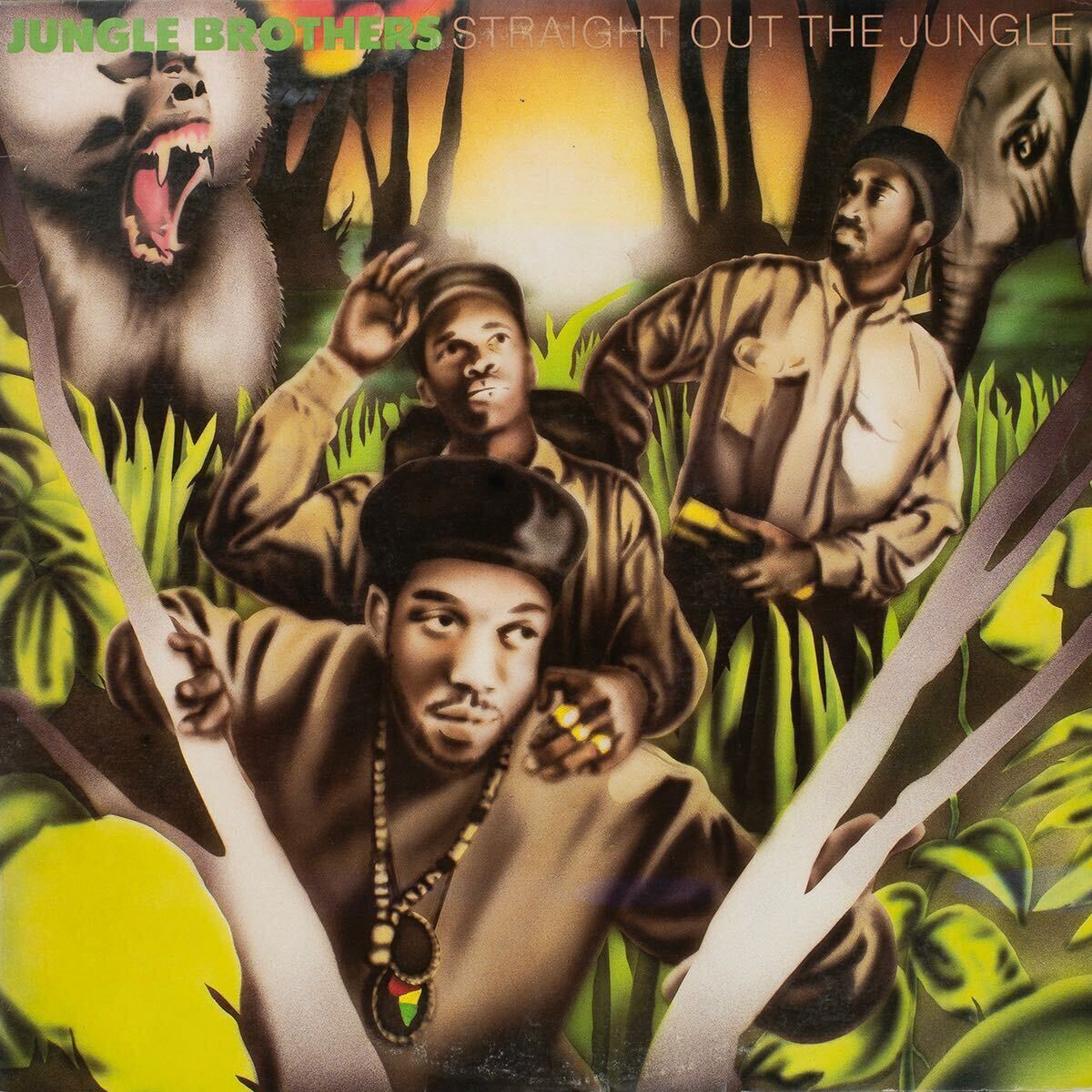 US盤 Jungle Brothers / Straight Out The Jungle / LP Vinyl レコード拍卖
