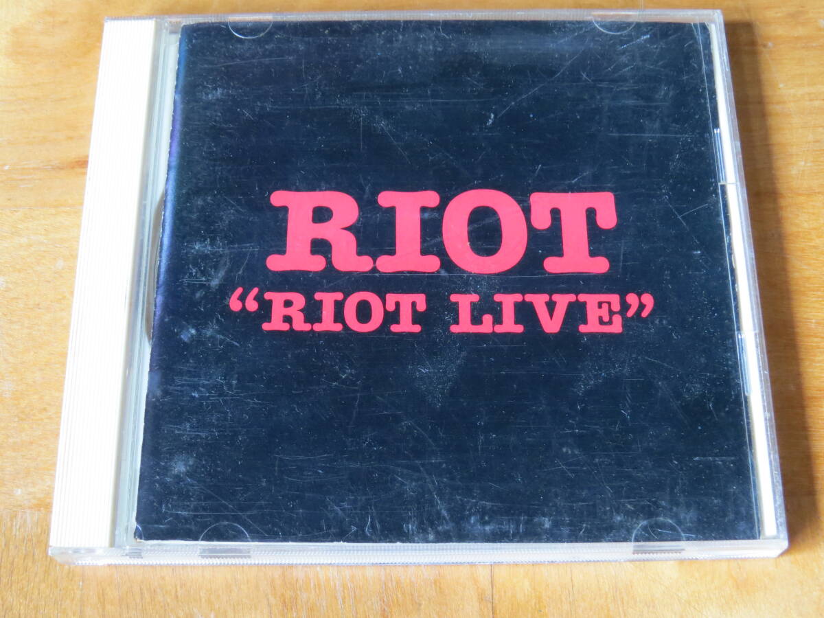 ライオット RIOT/ RIOT LIVE 国内盤拍卖