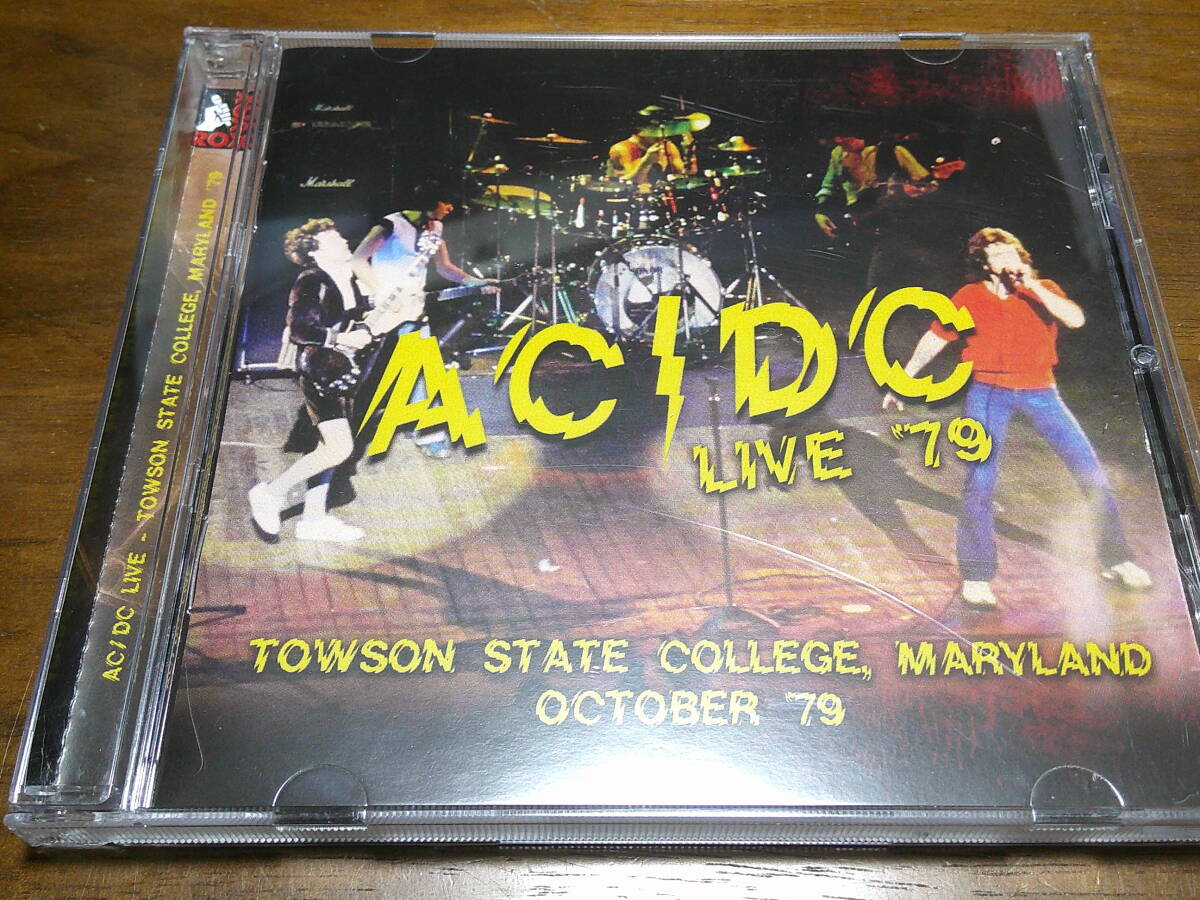 AC/DC《LIVE TOWSON STATE COLLEGE MARYLAND 79》★発掘ライブ拍卖