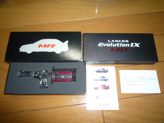 三菱自動車 ランサーエボリューション9MR 成約記念品 4G63エンジンロッカーカバー型キーホルダー ランエボ Ⅸ MR CT9A 未使用 即決拍卖