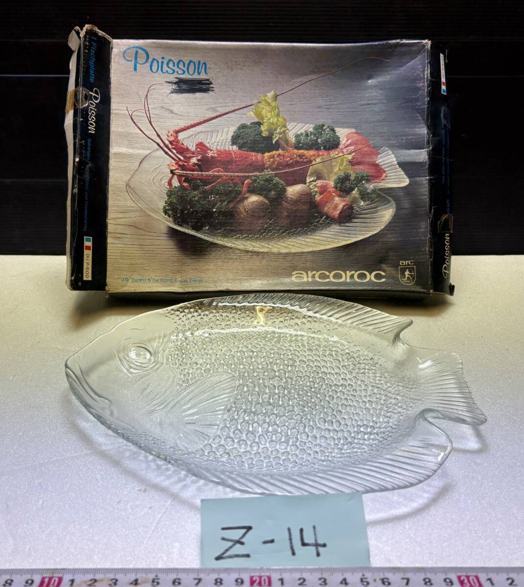 魚ガラスプレート  Z-14拍卖
