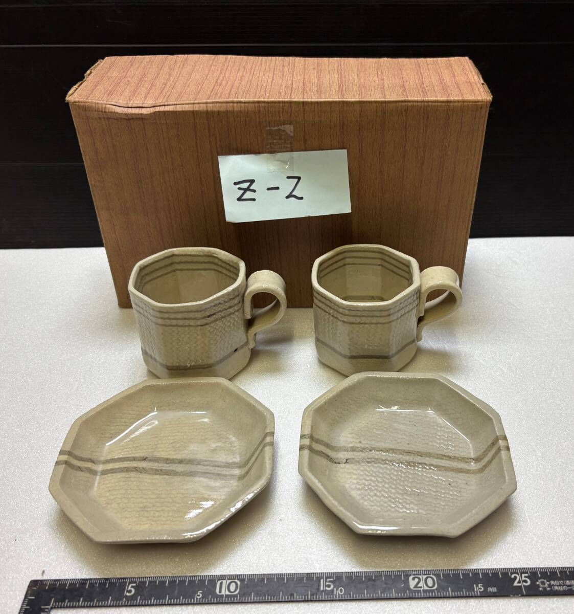 カップ&ソーサー 2客セット  Z-2拍卖