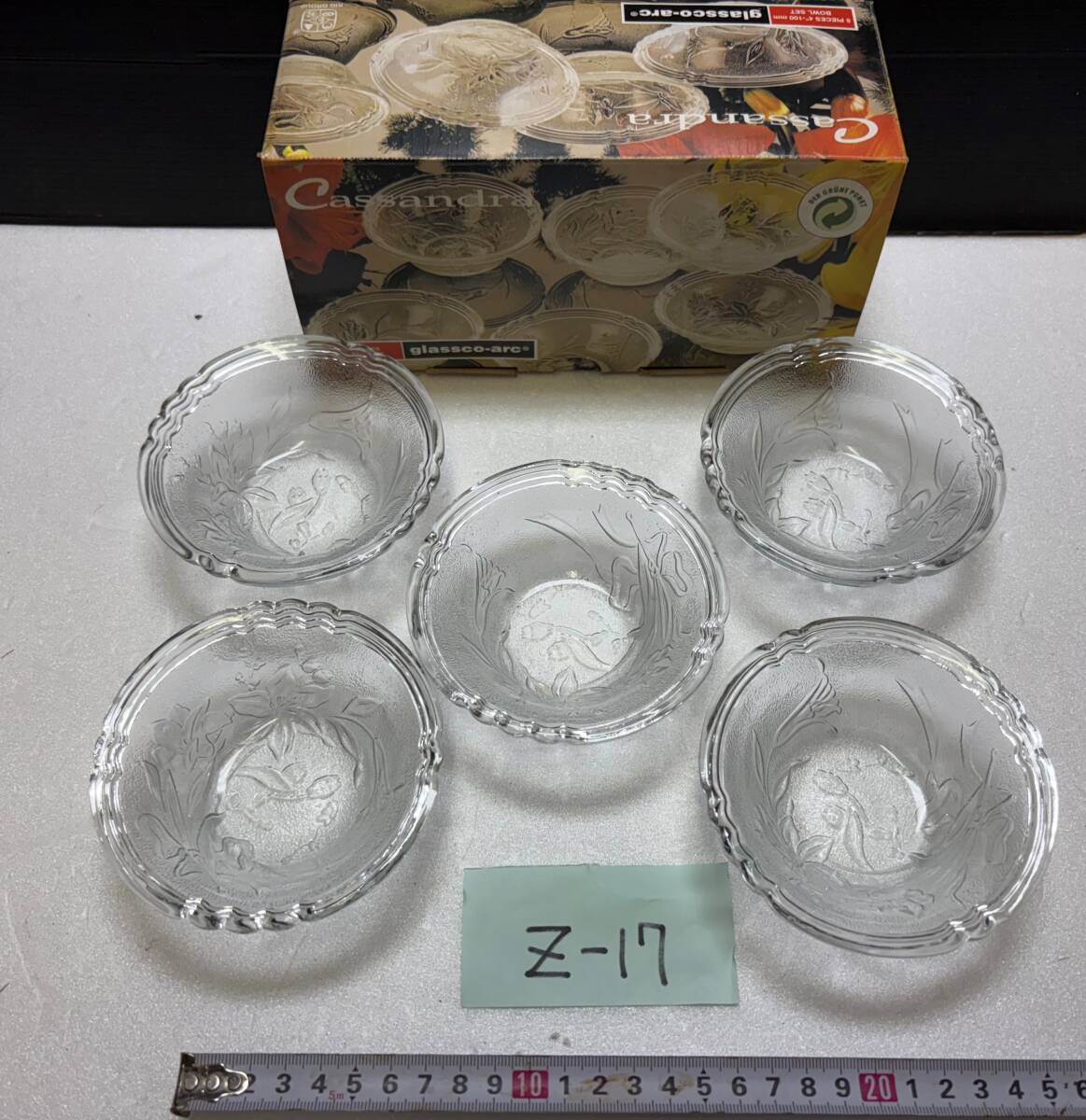 ガラス小鉢5枚セット  Z-17-1拍卖