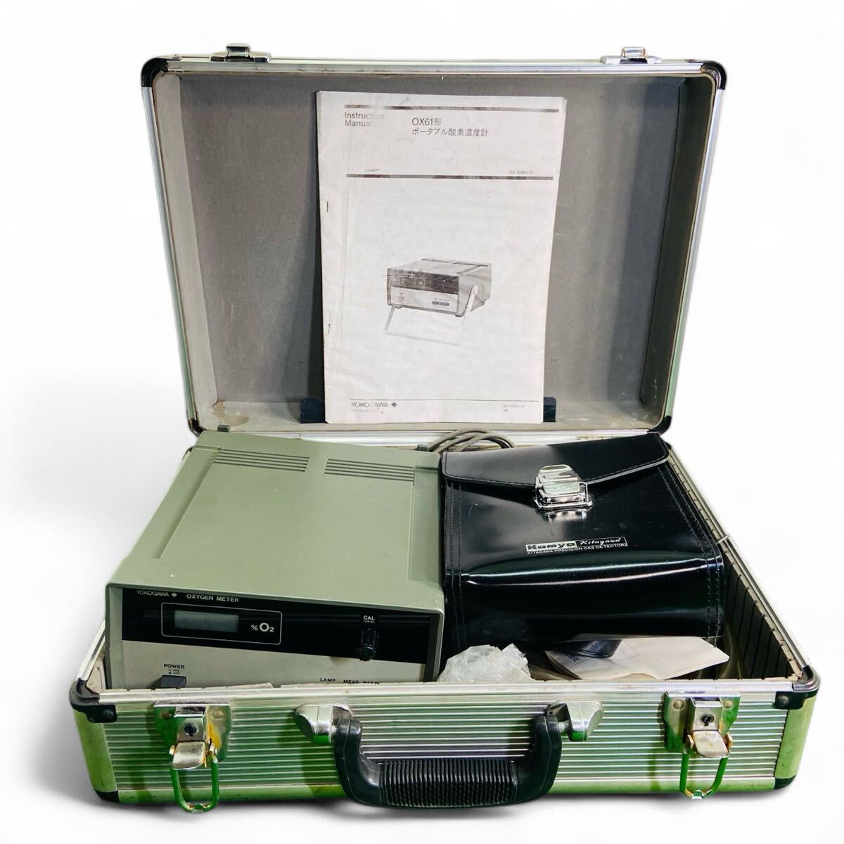★☆横河電機 YOKOGAWA OXYGEN METER OX61 オキシゲンメーター ポータブル酸素濃度計 通電確認済み H☆★拍卖