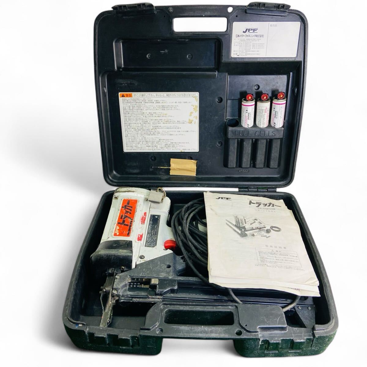 ★☆JPF ガス式 鋲打機 トラッカー TR-1100J 道具 工具 動作確認済み N☆★拍卖