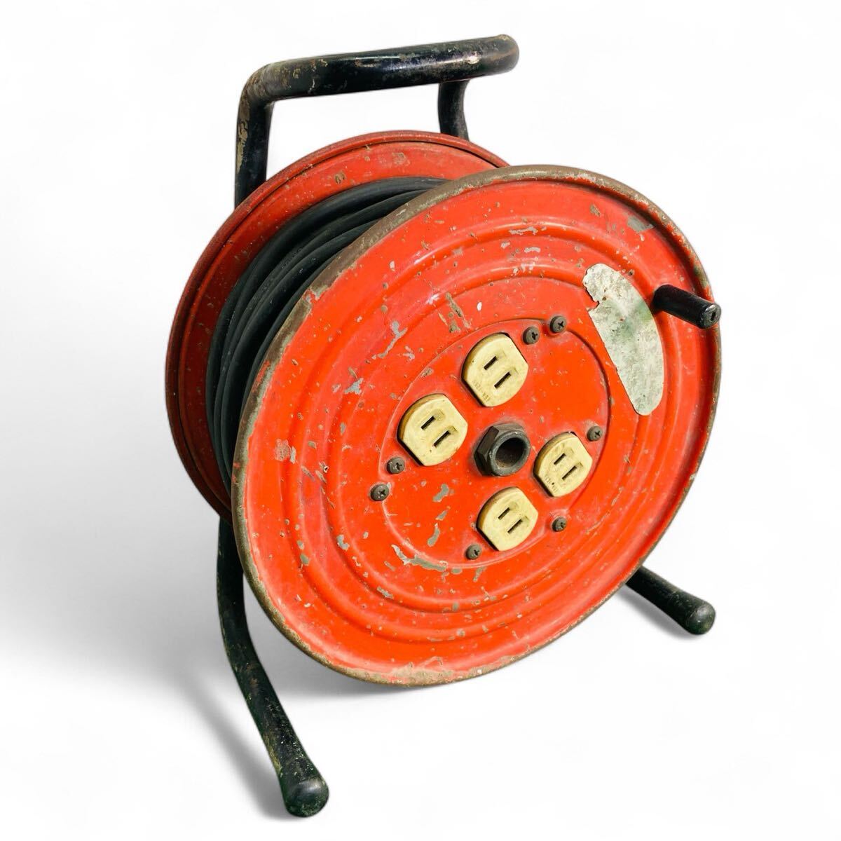 ★☆延長コード コードリール ドラムリール 電動工具 電気工具 動作確認済み J☆★拍卖