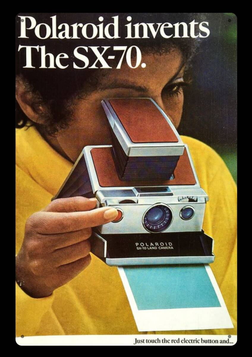 大型60cm / アメリカ看板シリーズ / ポラロイド レトロ広告 / 新品看板 / 送料無料・匿名配送します拍卖