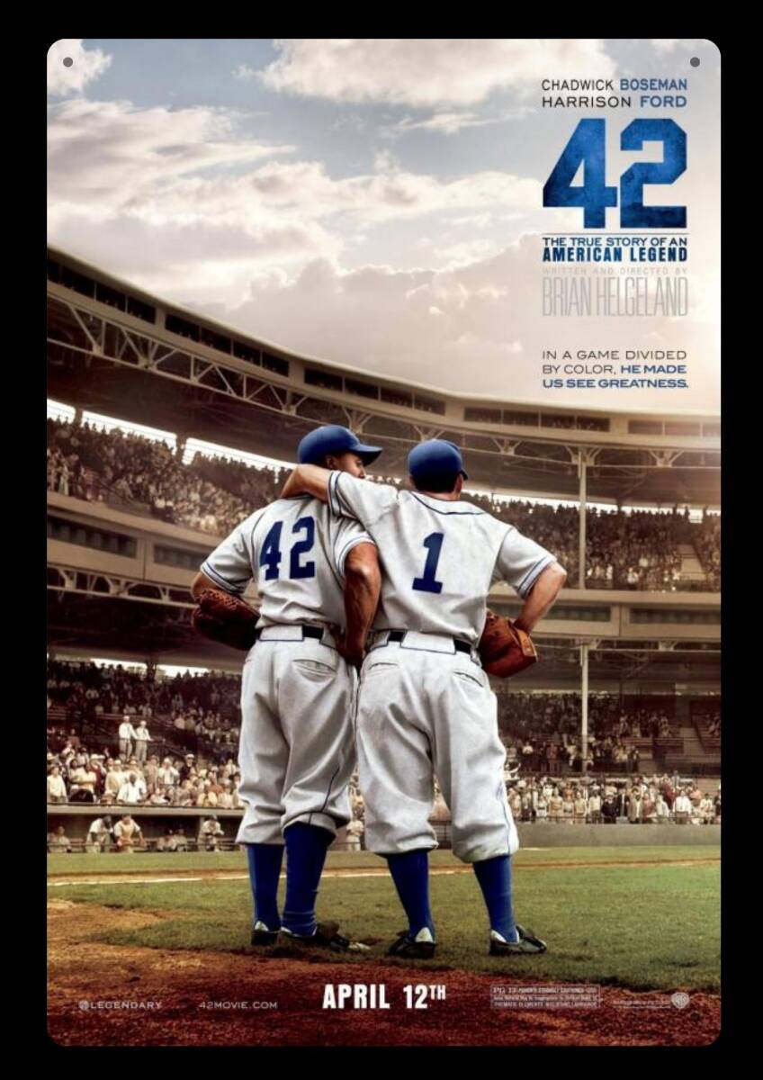 迫力!! 大型60cm!! / USA看板シリーズ / 42 ジャッキーロビンソン お洒落 / 新品看板 / 送料無料!!拍卖