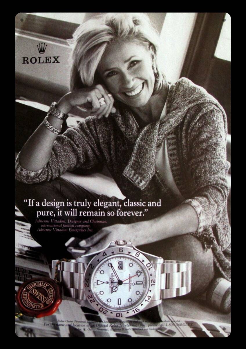 迫力!! 大型60cm!! / USA看板シリーズ / ロレックス COOL海外広告 / 新品看板 / 送料無料!!拍卖