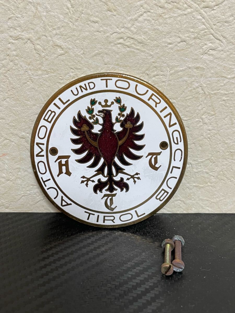 当時物 Automobil und Touring Club チロル カーバッジ グリルバッジ ポルシェ ローバー ミニ BMC ADO BMW オーストリア クラッシックカー拍卖