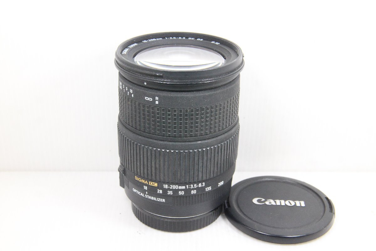 B999☆☆良品★シグマ AF 18-200mm F3.5-6.3DC OS キヤノン用拍卖