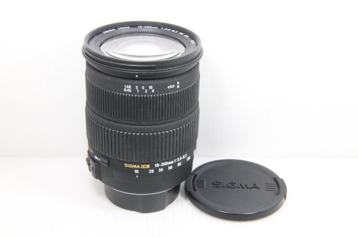B505023☆☆良品★シグマ AF 18-200mm F3.5-6.3DC OS キヤノン用拍卖