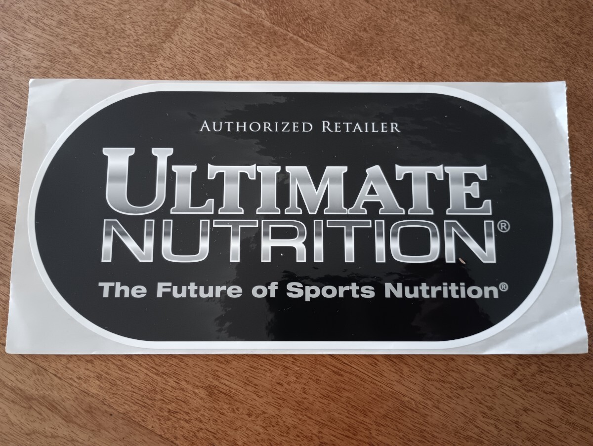 ULTIMATE NUTRITIONステッカー 約22㎝拍卖
