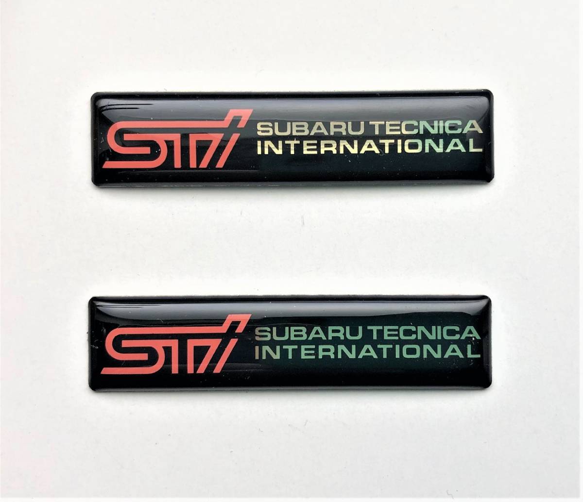 セール品! 2点 樹脂エンブレム STI拍卖
