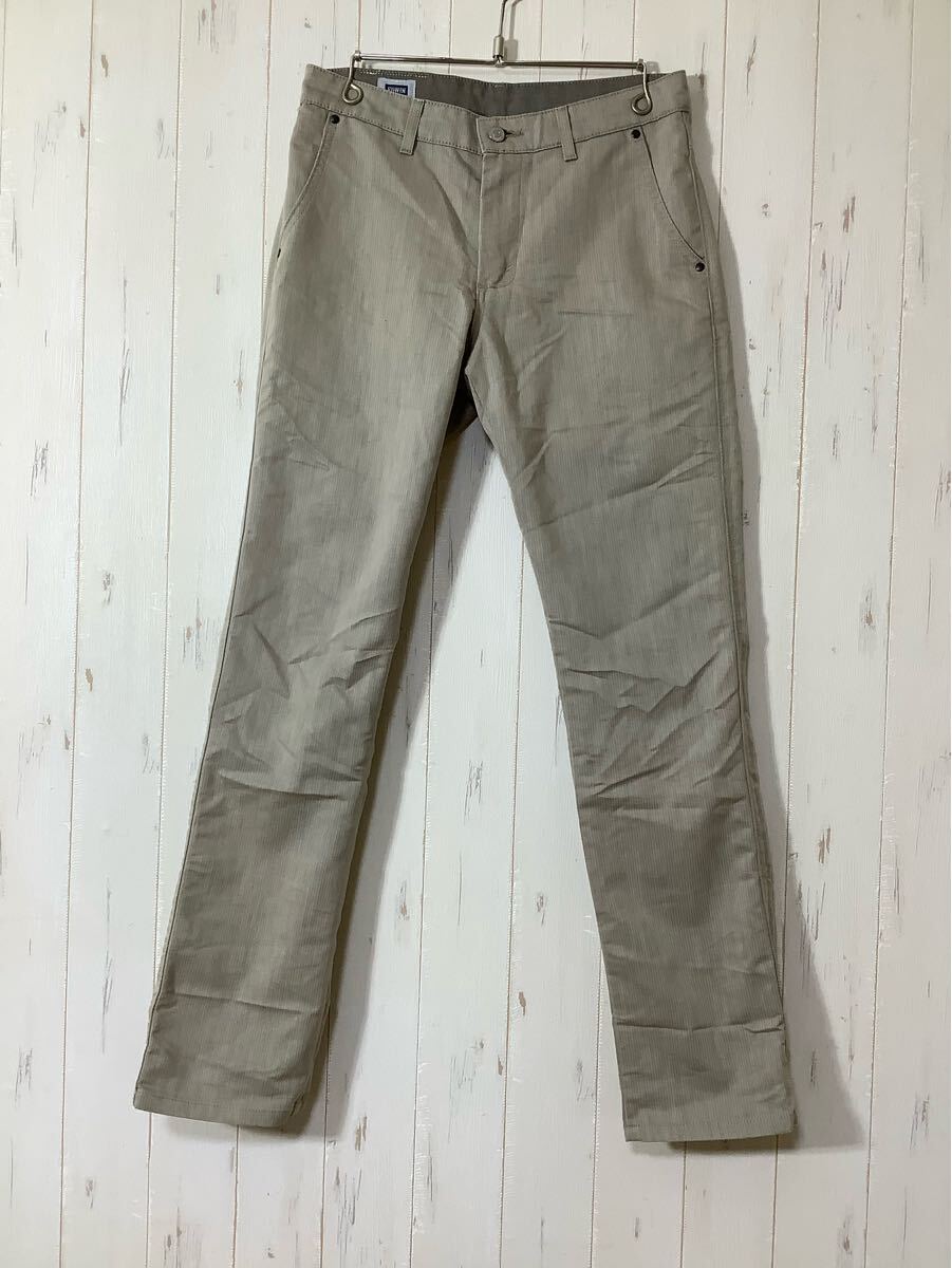 A-1537 EDWIN INTERNATIONAL BASIC エドウィン FC403S COOL-FLEX カラーパンツ W30 ベージュ系 ライトオンス 春夏物 日本製 拍卖