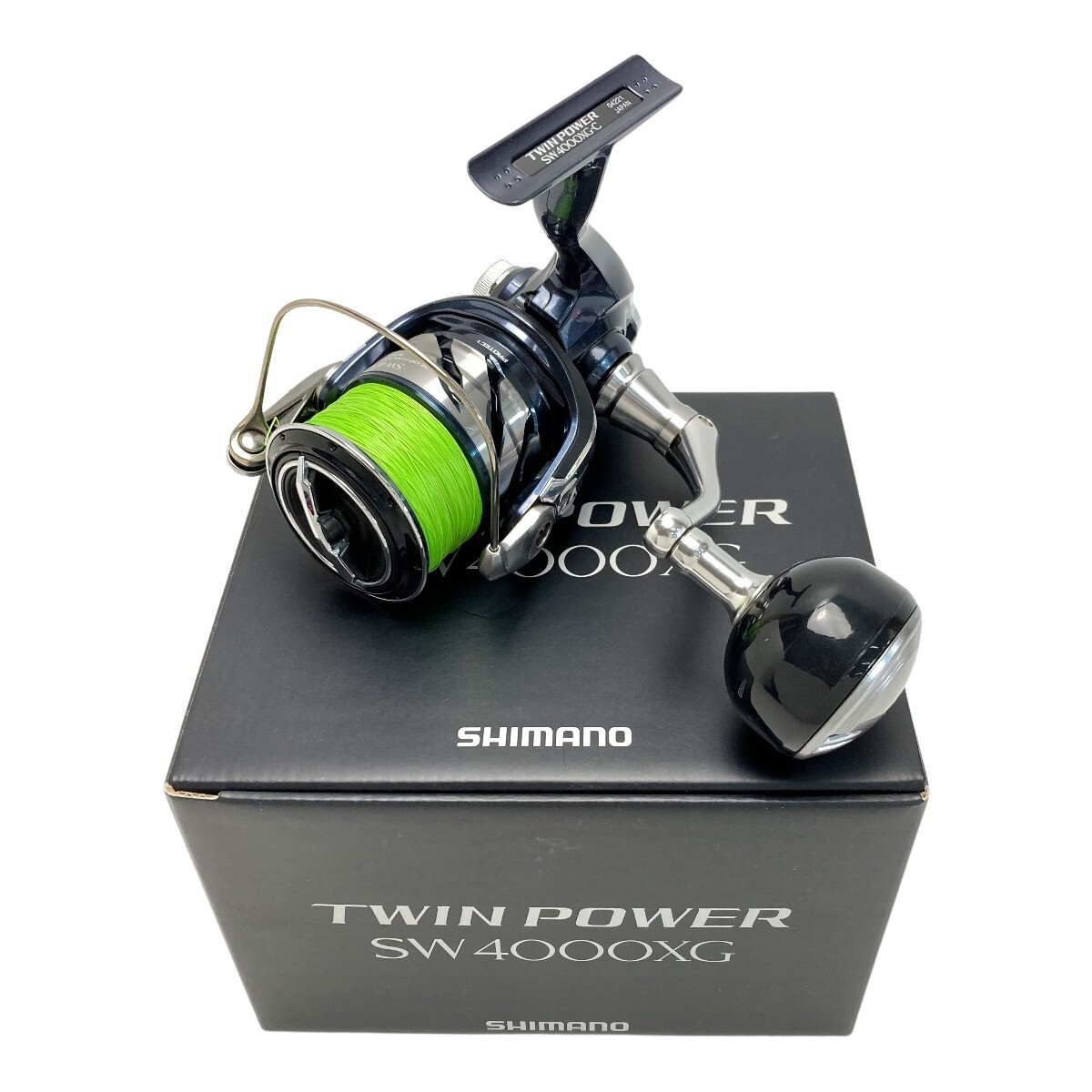 ☆☆ SHIMANO シマノ 21 ツインパワー SW4000XG 04221 スピニングリール 箱付き やや傷や汚れあり拍卖