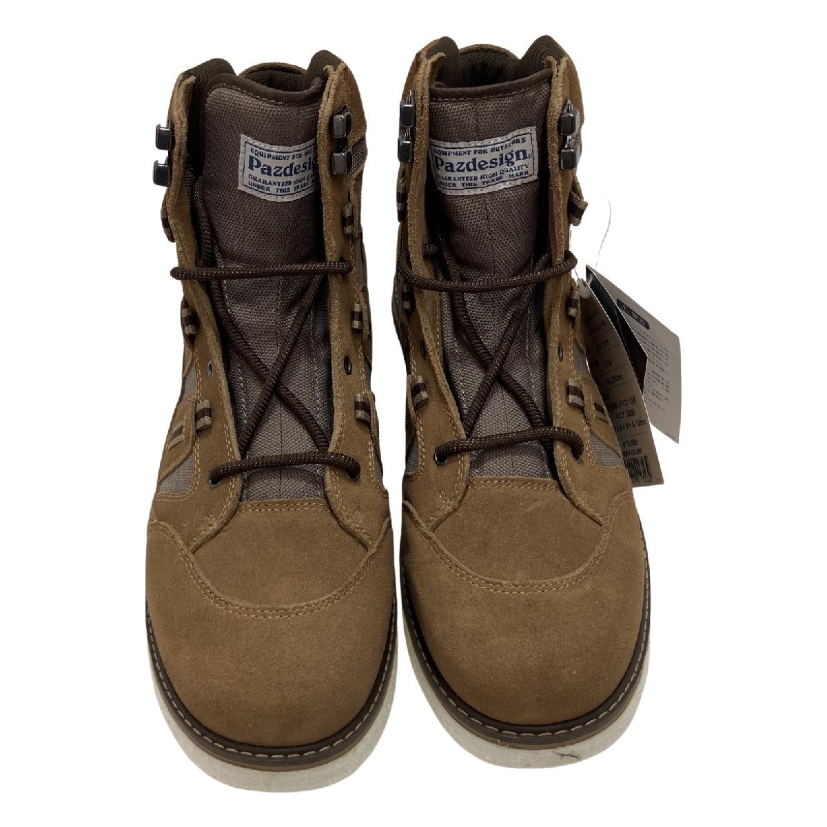Pazdesign パズデザイン フィッシングブーツ ZWS-608 3L ブラウン 目立った傷や汚れなし拍卖