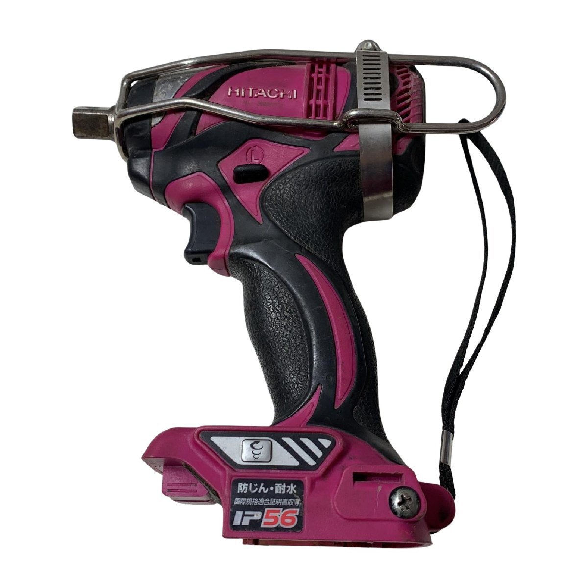 ?? 日立工機 コードレスインパクトレンチ WR14DBAL2 レッド やや傷や汚れあり拍卖