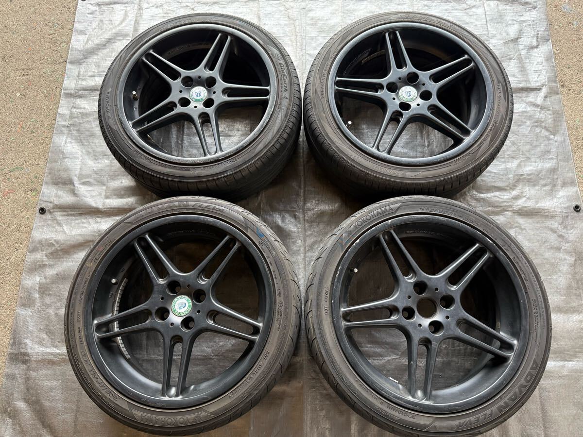 希少 レーシングダイナミクス 17×7j+48 4穴PCD100 ヨコハマ 205/45R17 4本 RACING DYNAMICS ミニクーパー MINI拍卖