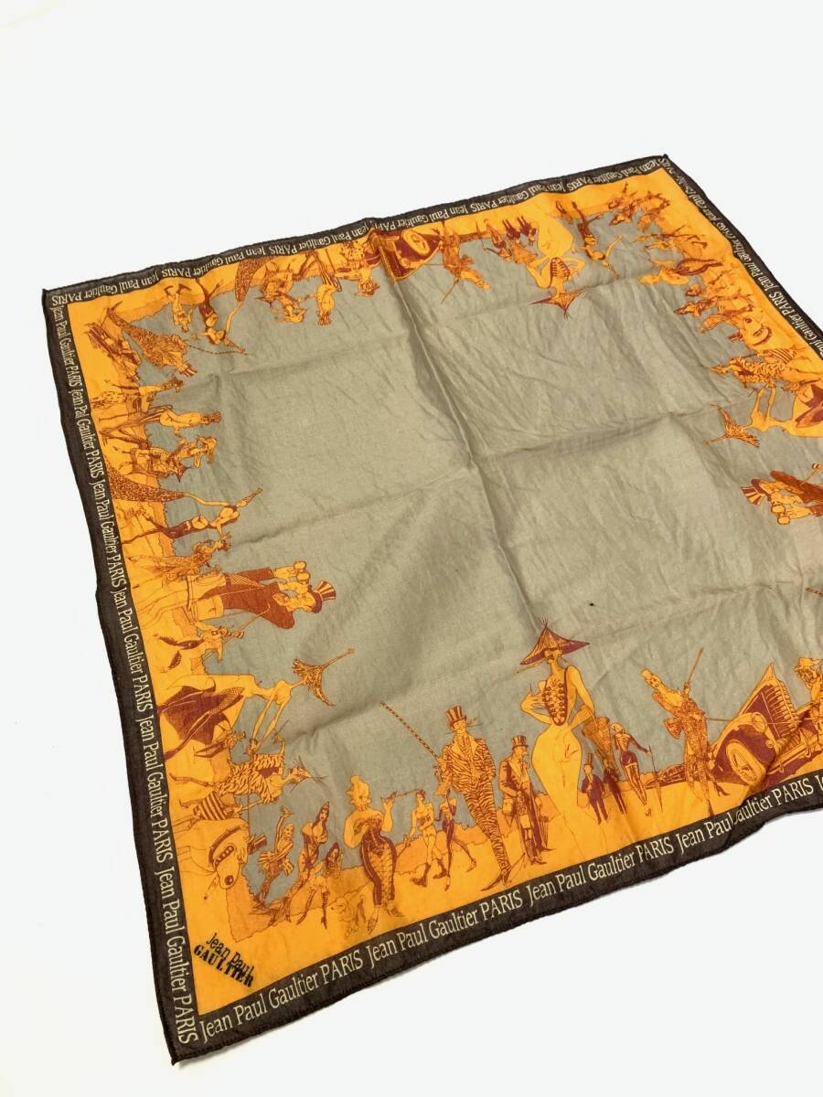 Jean Paul GAULTIER ジャンポールゴルチエ ゴルチェ ハンカチ ミニスカーフ アーカイブ archive handkerchief 拍卖