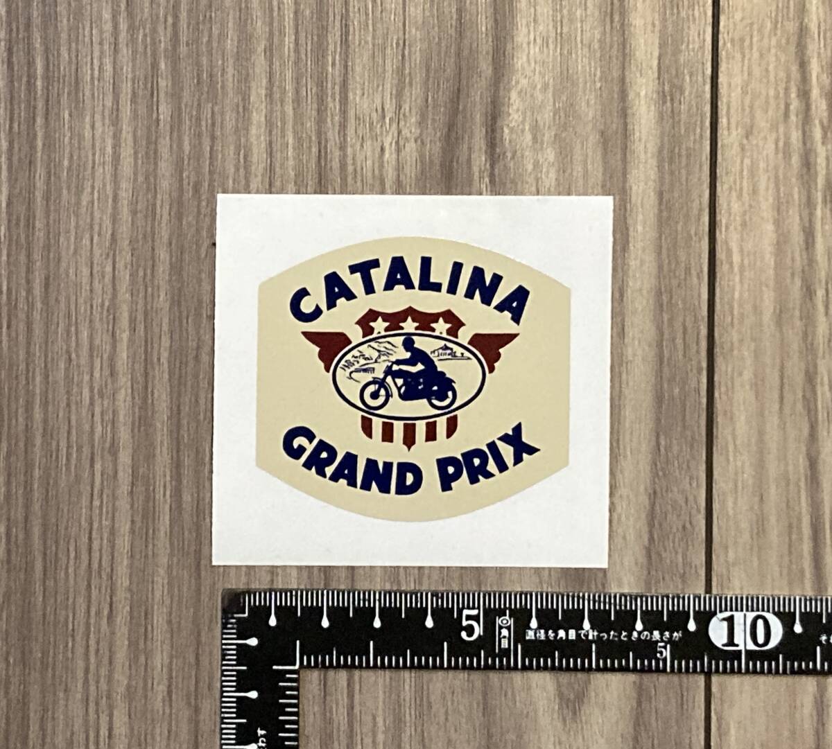 送料無料 Catalina Grand Prix カッティング ステッカー 60mm x 55mm拍卖