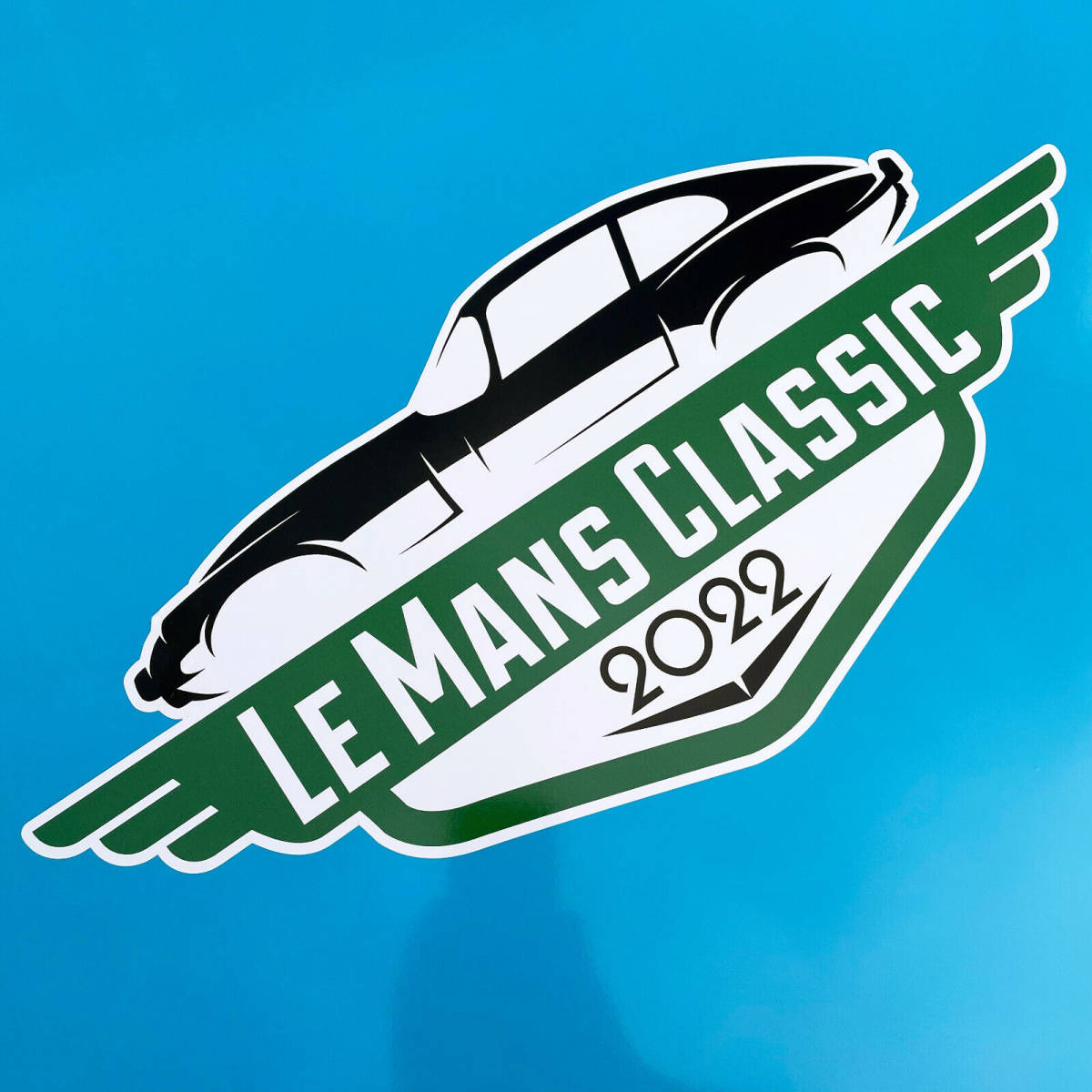 送料無料 LE MANS CLASSIC HOURS 2022 STICKER ル・マン24時間レース ステッカー デカール ペア 2枚セット 200mm x 90mm拍卖