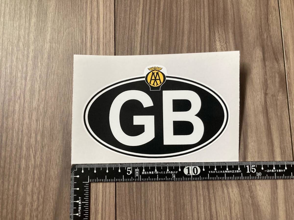 送料無料 GB Old AA ステッカーシール 125mm x 80mm拍卖